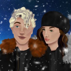 Jack and Gen 2 sky and snow
